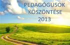 Pedagógusnapi kitüntetések – 2013